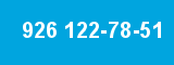 926 122-78-51 926 122-78-51